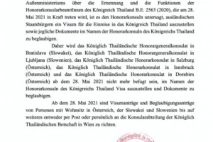 <strong>Read more about</strong><br />ANKÜNDIGUNG: Einstellung der Funktionen im Bereich der Visa-Ausstellungen und der Beglaubigungen durch Honorarkonsuln ANKÜNDIGUNG: Einstellung der Funktionen im Bereich der Visa-Ausstellungen und der Beglaubigungen durch Honorarkonsuln